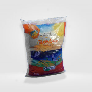 Pacote de Arroz Parboilizado Terra Livre 1kg - grão nutritivo e soltinho para o dia a dia