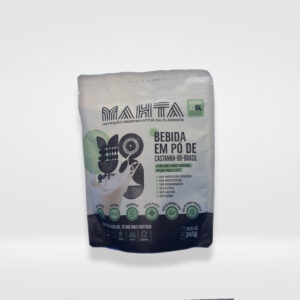 Bebida em Pó de Castanha de Caju 240g - alternativa cremosa e nutritiva ao leite tradicional, vegana e sem lactose.